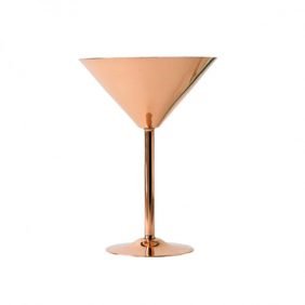 Copper Martini Glass