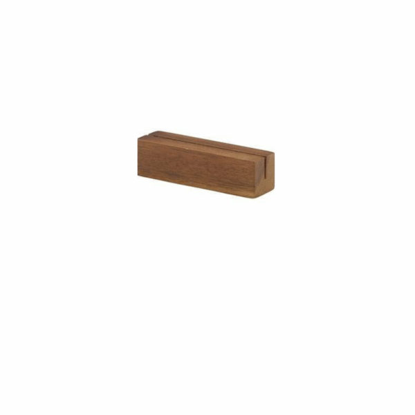 Wooden menu holder