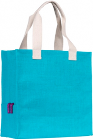 Coloured jute Tote bag