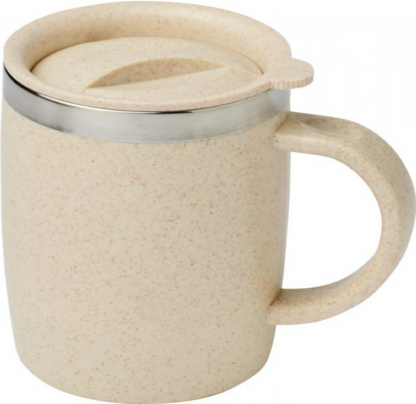 wheat straw insulated mug