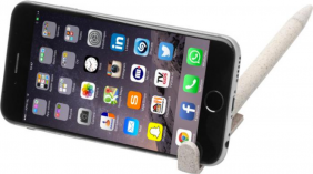 Wheat straw pen with phone holder