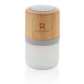 Bamboo colour changing speaker