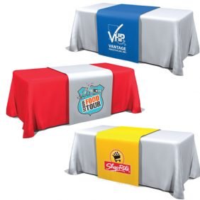 Branded table runner