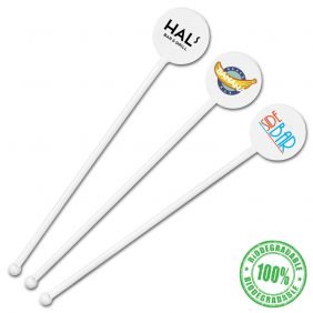 Biodegradable drink stirrer