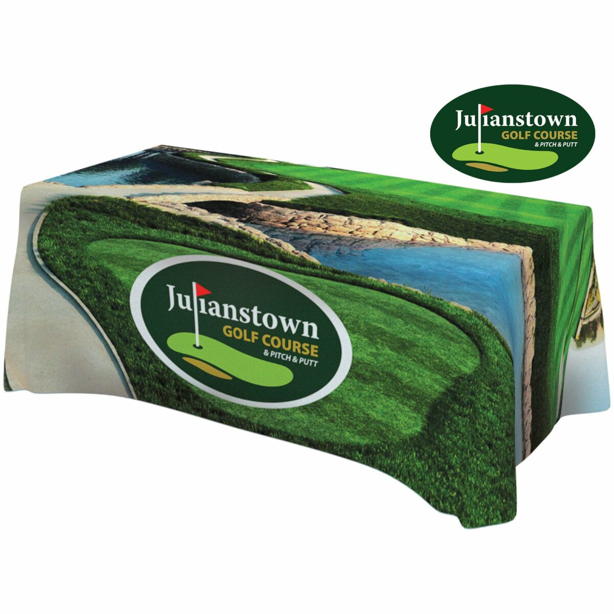 Circular/rectangular branded tablecloth - Image 3