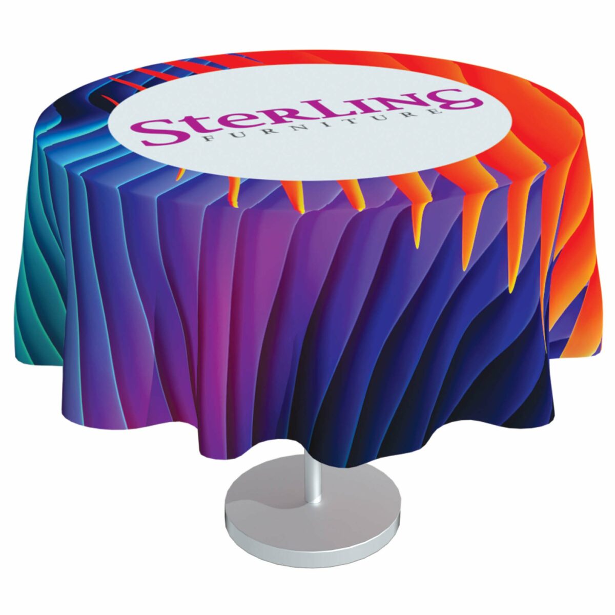 Circular/rectangular branded tablecloth - Image 5