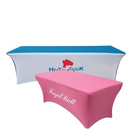 Branded stretch tablecloth