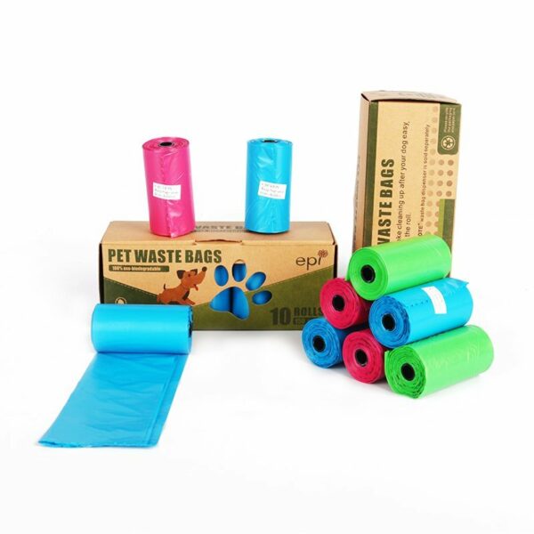 Branded biodegradable pet waste bag