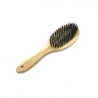 Bamboo handle pet hair grooming brush