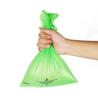 Branded biodegradable pet waste bag