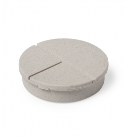 Bamboo round Pill box