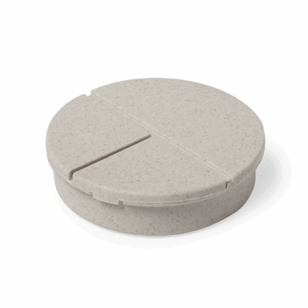 Bamboo round Pill box