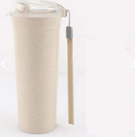 Biodegradable Wheat Straw Flip Top  bottle
