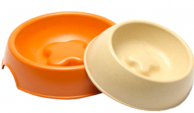 Slow Feeding Bamboo Pet Bowl