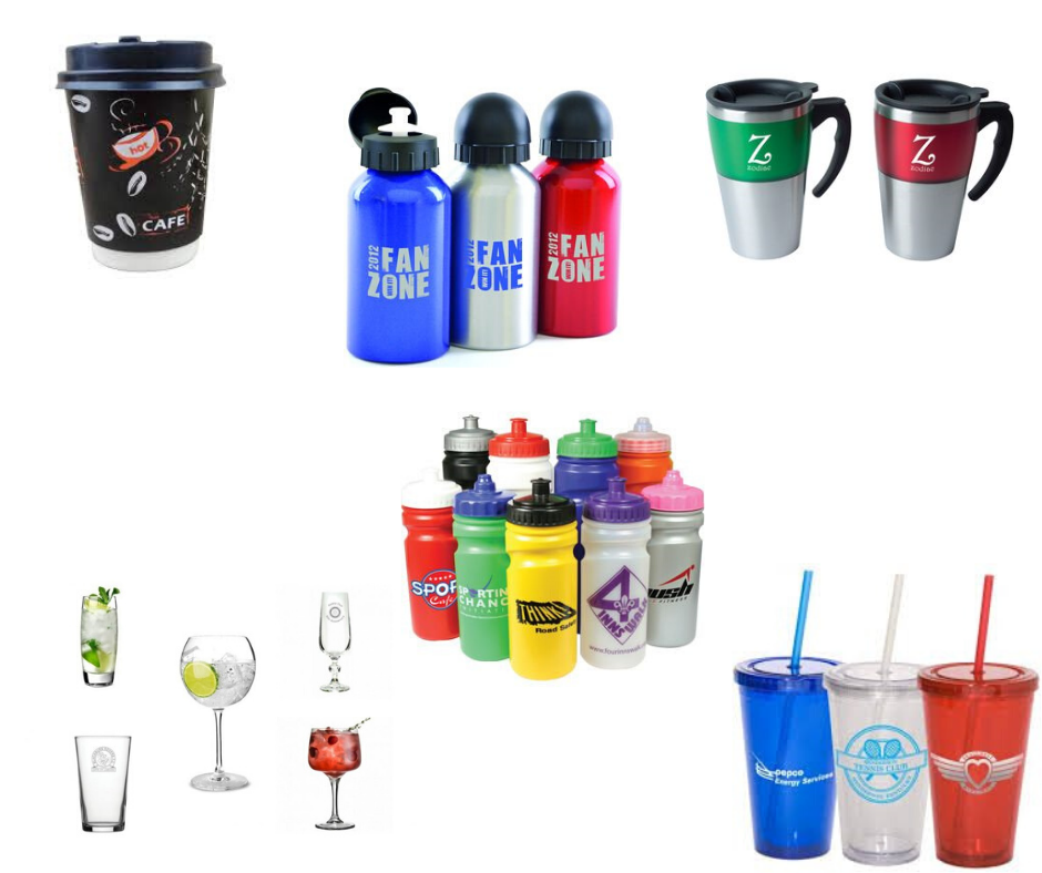 Branded Promotional Drinkware - All in One Merchandise