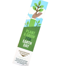 Seed Paper Bookmark