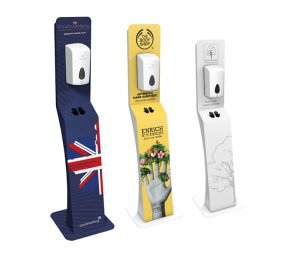 Free standing hand dispenser