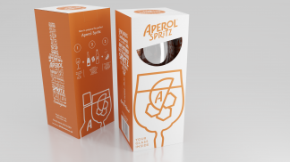 Aperol Glass Bespoke Packaging