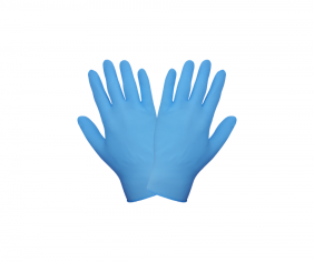 Nitrile powder free gloves