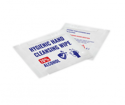 70% alcohol cleansing wipes