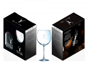 Ellon Gin Bottle and Glass