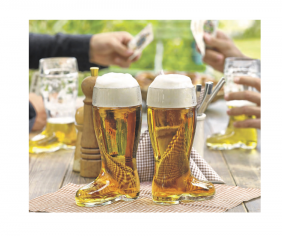 Boot Beer Glass
