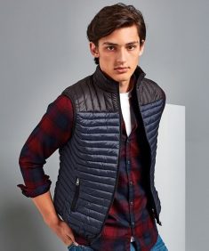 Domain two-tone gilet