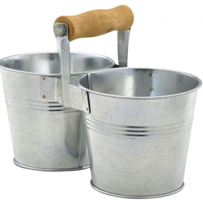 Galvanised Steel Combi Serving Buckets