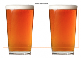 Toughened Conical Glass 10oz