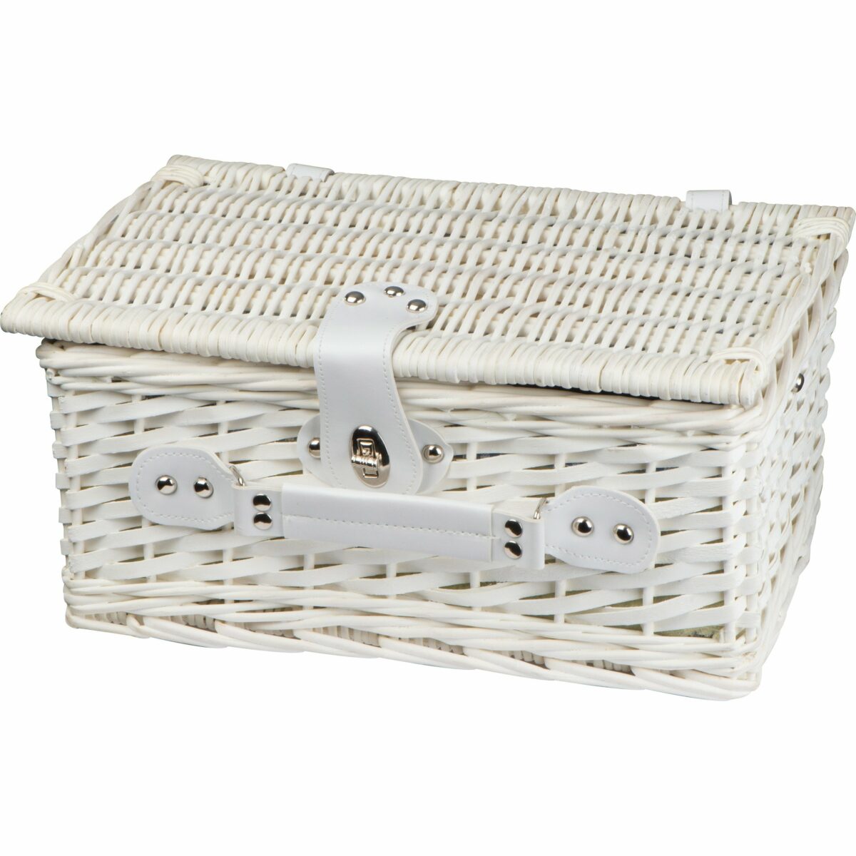 White Picnic Basket - Image 3