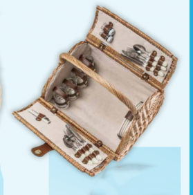 Oval Picnic Wicker Basket