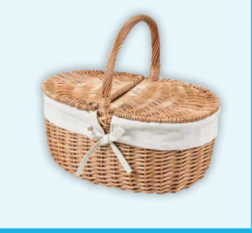 Hamilton Wicker Basket