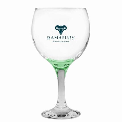 Gin Glass Goblet Costum Logo On The Side