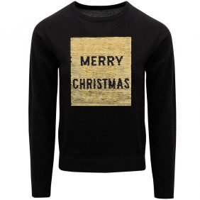 Women's Christmas reversible sequin jumper