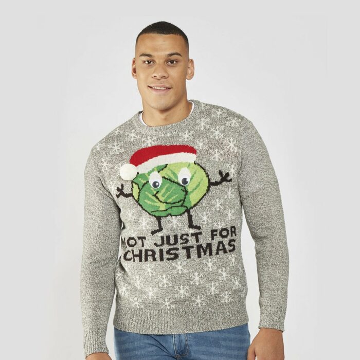 Novelty Sprout Christmas Jumper