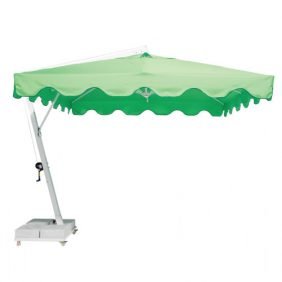 crank parasol with side pole