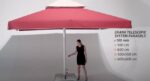 extra large parasol size comparison