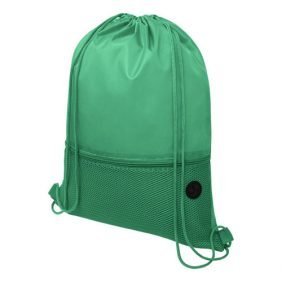 mesh compartment drawstring bag