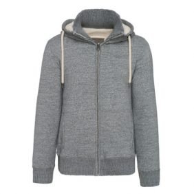 sherpa lined fleece hoodie