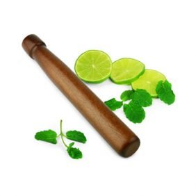 simple wooden muddler