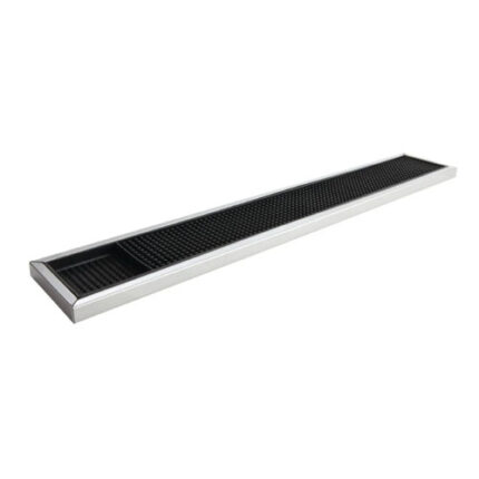 Rubber Bar Mat with Stainless Steel Frame