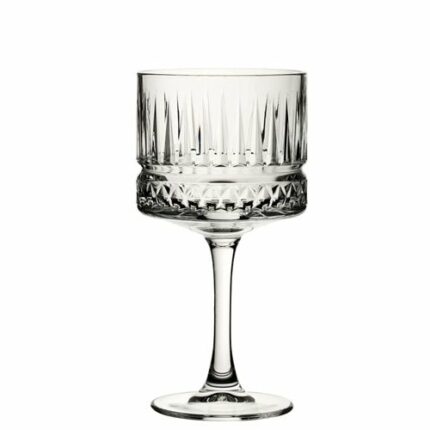etched gin glasses