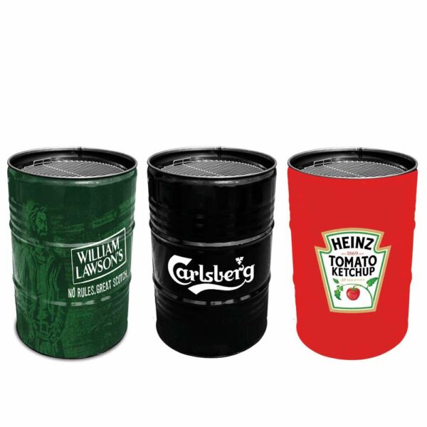 Printed Promotional Barrel Grills
