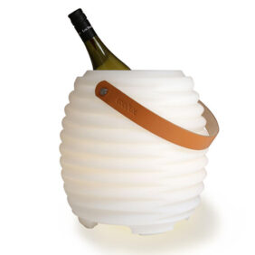 illuminated bucket with speaker