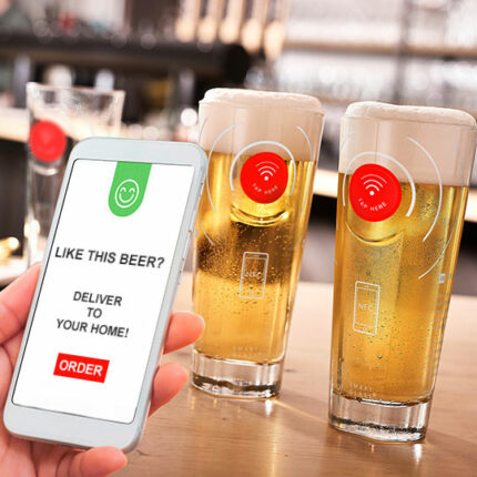 Smart Beer glasses with NFC technology