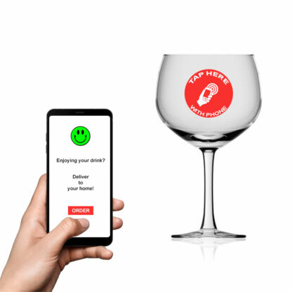 Smart Bespoke Gin Glasses with NFC Technology