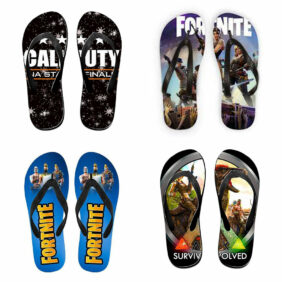 Branded Beach Slippers For Game Shows and Giveaways