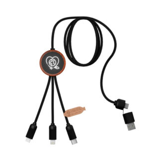 Light-up Round Logo Charging Cable