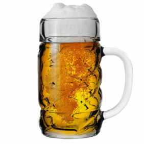 1000ml embossed beer mug