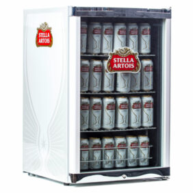 Branded under counter beer fridge